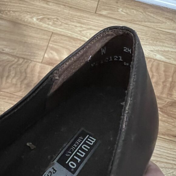 Munro American Shoes Brown Size 6 W Proper Size & Perfect Fit Comfort Slip On - Picture 7 of 9
